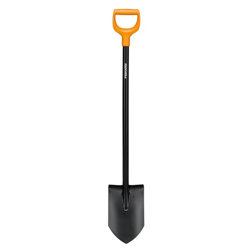 Fiskars Gärtnerspaten für harte, steinige Böden, Spitz,...
