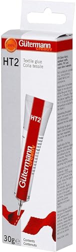 Gütermann HT2 TEXTIL Textilkleber 30g, lösungsmittelfrei,...