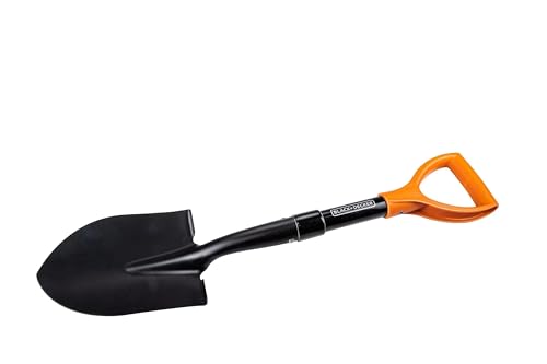BLACK+DECKER Schaufel - 67 cm - 800 GR - Rostfrei - Kopf aus...