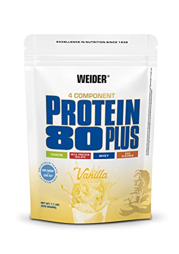 WEIDER Protein 80 Plus Mehrkomponenten Protein, Vanille,...