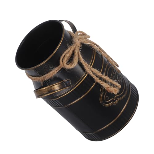 VALICLUD Rustikale Vase aus Verzinktem Eisen mit...