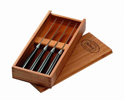 Rösle 96651 Steakmesser 4-er Set in Holzbox