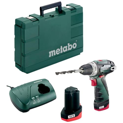 Metabo 600080500 Akku-Bohrschrauber klein PowerMaxx BS Basic...