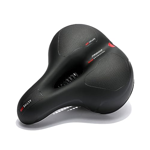 streeHerjjkeA1 Cityradsättel, Bequemer Fahrradsattel mit...