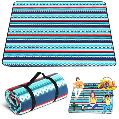 USHOP Picknickdecke,200 cm x 200 cm Campingdecke mit...