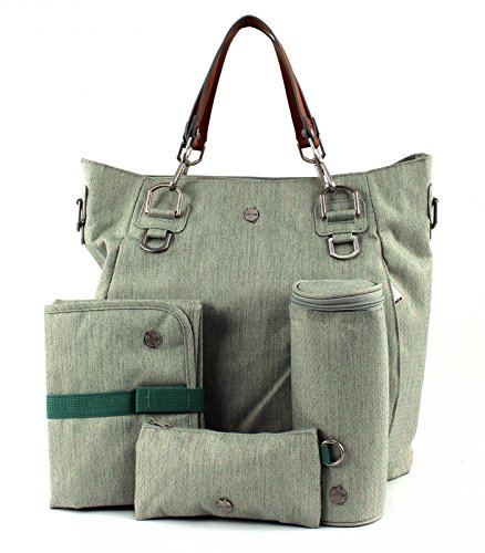 LÄSSIG Baby Wickeltasche Babytasche Kliniktasche, inkl....