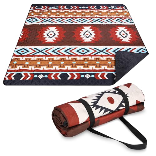 Birshe Picknickdecke Campingdecke 200x200cm, Stranddecke...
