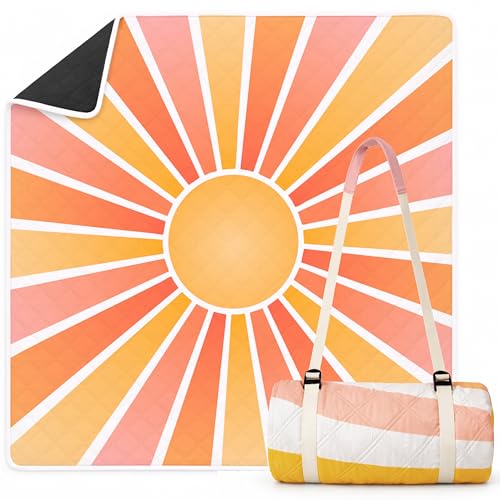 Twinzee Picknickdecke 200x200 cm Wasserdicht - Waschbare...