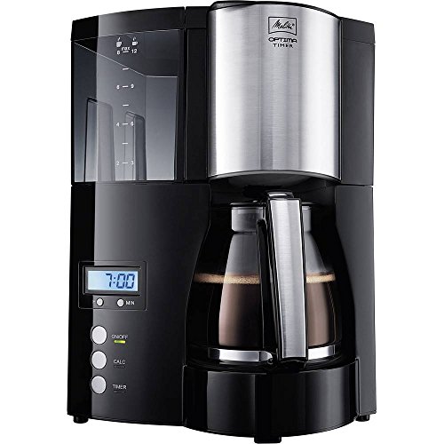 Melitta Optima Timer – Filterkaffeemaschine mit Glaskanne,...