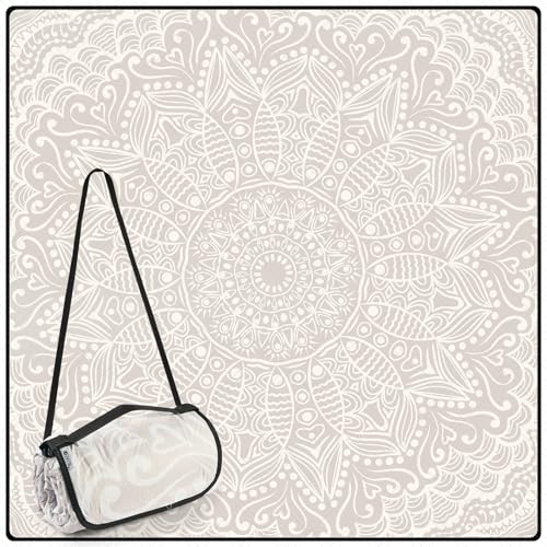 DEWUR Picknickdecke wasserdicht waschbar, Stranddecke...